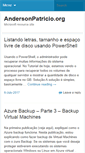 Mobile Screenshot of andersonpatricio.org
